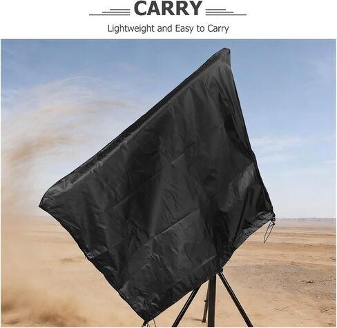 COHEALI Waterproof Telescope Cover with Drawstring and Lightweight Oxford Cloth for Rainproof Dust Prevention, Portable Outdoor Telescope Protector Suitable for Garden and Desert Use in Kuwait
