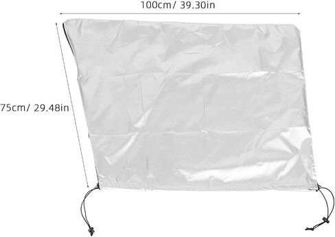 CHILDWEET Silver Oxford Cloth Telescope Cover with Drawstring, Foldable Outdoor Rainproof and UV Protection for Patio and Desert Use, Dust Prevention for Enthusiasts and Amateurs in Kuwait