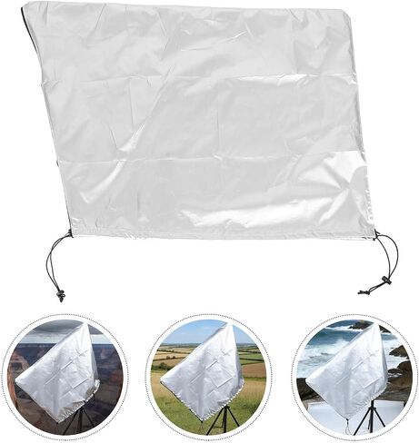 CHILDWEET Silver Oxford Cloth Telescope Cover with Drawstring, Foldable Outdoor Rainproof and UV Protection for Patio and Desert Use, Dust Prevention for Enthusiasts and Amateurs in Kuwait