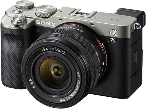 Sony Alpha 7C Full-Frame Compact Mirrorless Camera Kit - Silver (ILCE7CL/S) in Kuwait