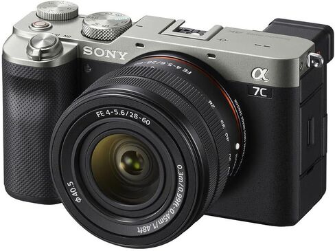 Sony Alpha 7C Full-Frame Compact Mirrorless Camera Kit - Silver (ILCE7CL/S) in Kuwait