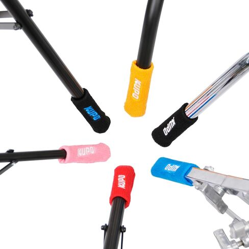 Kupo Stand Leg Protector (Set of 3) - Black (KG027611) | Composite material set with elastic fit and Kupo logo for tripod protection, gear identification and floor safety in Kuwait