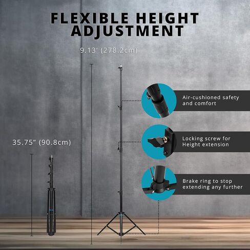 Flashpoint 9' Air-Cushion Heavy-Duty AutoStand Pro (3 Pack) in Kuwait