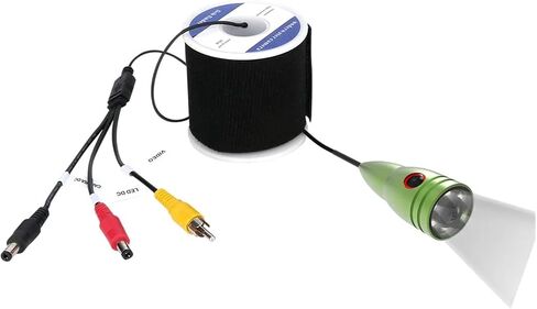 Underwater Fishing Camera with Cable 6PCS 1W LED White Lamp Lights Fish Finder Lens 1000tvl in Kuwait