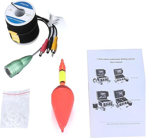 Underwater Fishing Camera with Cable 6PCS 1W LED White Lamp Lights Fish Finder Lens 1000tvl in Kuwait