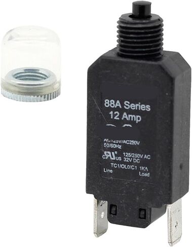 1pc 5A Circuit Breaker Thermal Protection Switch Device Overload Protector Switches for Motors in Kuwait