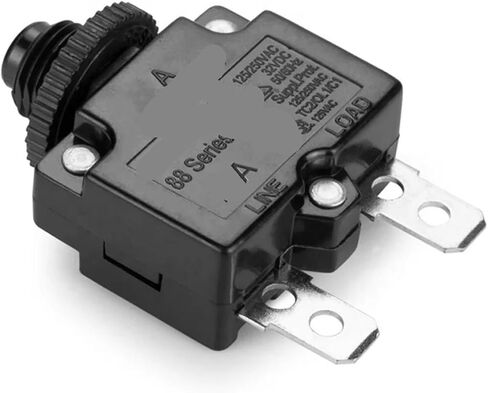 1pc 88-15A Circuit Breaker Single Pole Push to Reset 32V 50VDC in Kuwait