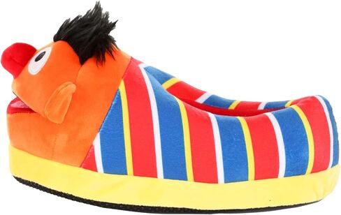 Sesame Street Bert & Ernie Slippers for Adults - Anti-Slip Grips & Foam Cushioned Soles - Sesame Street Gifts in Kuwait
