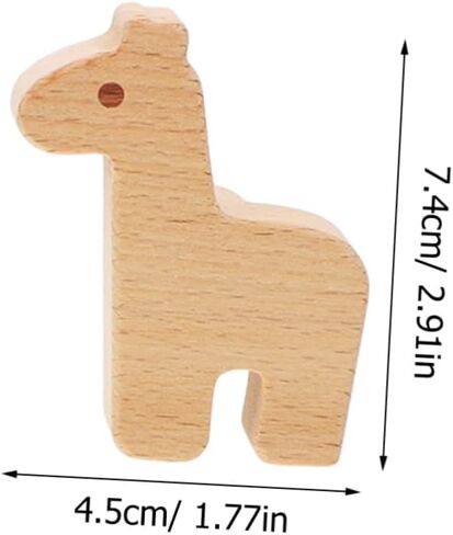 12pcs Cute Wooden Animal Drawer Knobs Adorable Cabinet Pulls for Boy Girl Rooms Nursery Furniture Easy to Install with Screws Wild Animal Shapes in Kuwait
