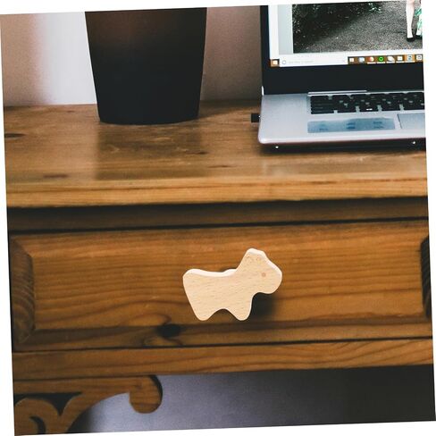 12pcs Cute Wooden Animal Drawer Knobs Adorable Cabinet Pulls for Boy Girl Rooms Nursery Furniture Easy to Install with Screws Wild Animal Shapes in Kuwait