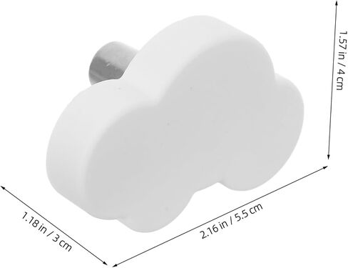 6pcs Cartoon Rubber Cabinet Knobs Cute Drawer Pulls for Boys and Girls Furniture Soft and Dresser Handles and Installation in Kuwait