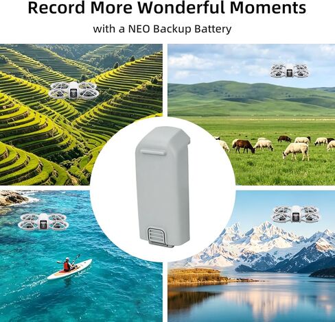 Neo Battery 1435mAh for DJI Neo Drone, High Capacity Intelligent Flight Battery, 16 Min Flight Time, 2 Pack Replacement in Kuwait