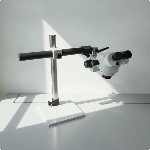 Amagogo Jewelry Inspection Device Stereo Instrument Binocular Precision with 0.5X Auxiliary Lens and Wide Field of View for Jewelry Setting Engraving in Kuwait