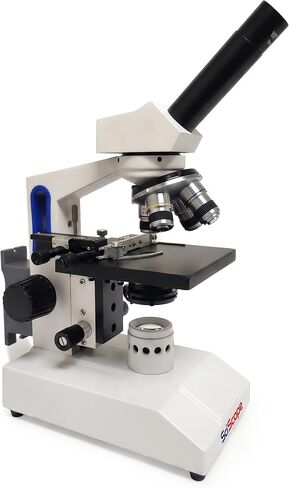 SciScope ES1 Elementary School Stereo Microscope, Binocular Microscope with 20X Magnification, WF10X Eyepieces, 2X Objective, Natural Light, 70mm Working Distance for Kids STEM Learning in Kuwait