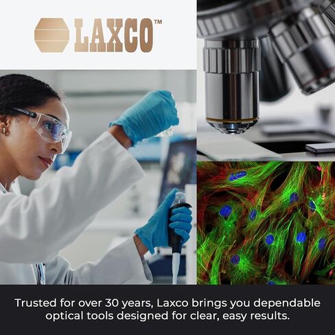 SciScope ES1 Elementary School Stereo Microscope, Binocular Microscope with 20X Magnification, WF10X Eyepieces, 2X Objective, Natural Light, 70mm Working Distance for Kids STEM Learning in Kuwait