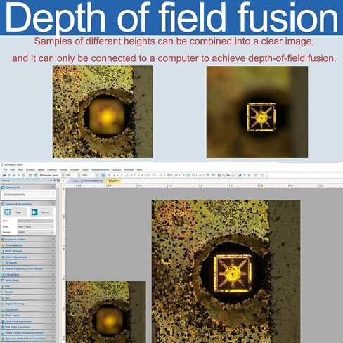 177X-1772X Inverted Bright-Field and Dark-Field Electron Metallurgical Microscope 25MP USB 3.0 Measurement Camera in Kuwait