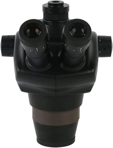 Microscope, Lab Trinocular Binocular Stereo Microscope，8X-50X Continuous Confocal Zoom Magnification(Trinocular) in Kuwait