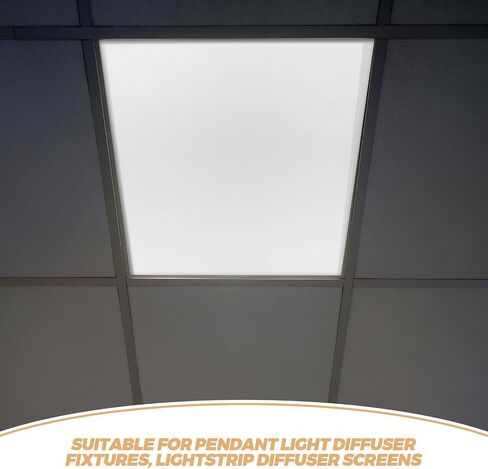 NUOBESTY LED Light Strip Diffuser Panel for Uniform Glow and Antiglare Comfort, Flexible PVC Diffuser Sheet for Living Spaces and Retail Lighting Applications in Kuwait