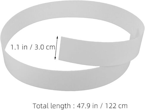 VILLCASE LED Flexible Acrylic Diffuser Sheet for LED Tape Light with Even Light Spread and Flexible Installation, Linear Profile Lens Cover for DIY Lighting and Ceilings, White Optical in Kuwait