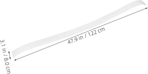 Angoily Bendable LED Light Diffuser Strip for LED Light Strips, Flexible Acrylic Milky White Panel with Heat-Resistant and Glare-Free Lighting, for Landscaping Lampshade and Home Use in Kuwait