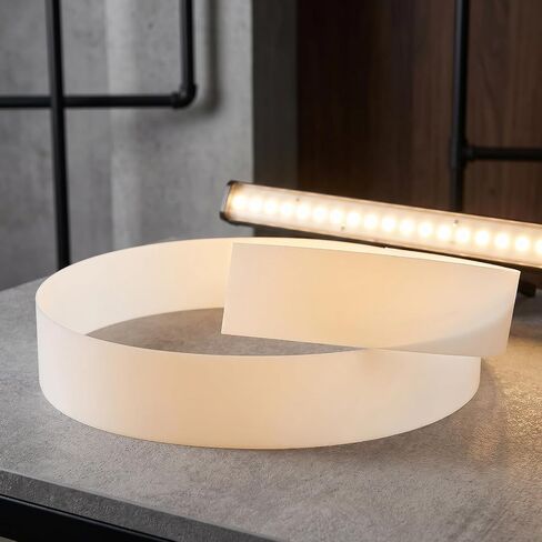 Angoily Bendable LED Light Diffuser Strip for LED Light Strips, Flexible Acrylic Milky White Panel with Heat-Resistant and Glare-Free Lighting, for Landscaping Lampshade and Home Use in Kuwait