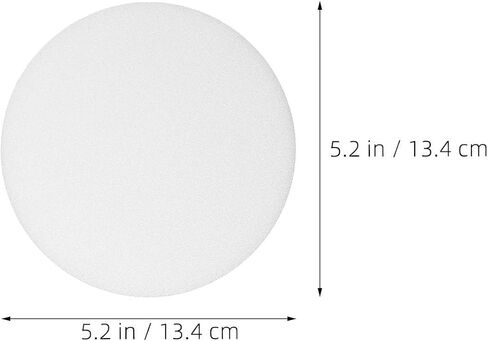 Beaupretty 8pcs Recessed Lighting Diffuser Cover 5.27' White Plastic round Lamp Shade Diffuser Disc with Heat Resistance and Reliable Light Diffusion for Home and Living Rooms in Kuwait
