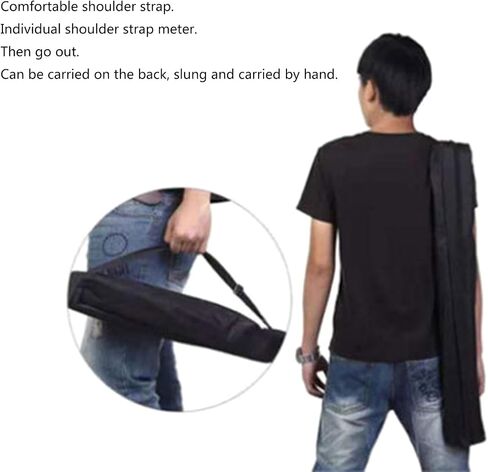 Multifunctional Bag Tripod Carrying Case with Soft Lining Weather Resistants Bag for Organizing Protecting Equipment Storage, Multicolor, 40cm, Mass Beauty in Kuwait