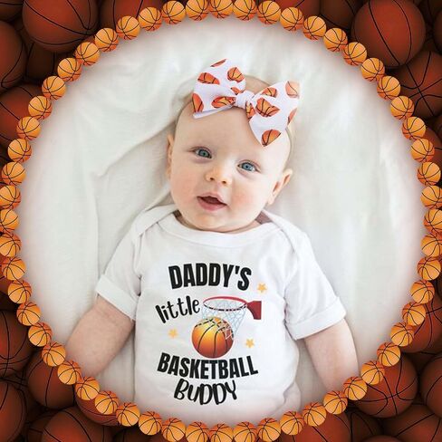 YanJie Baby Girls Hairband - Set of 4 pcs Football, Basketball, Soccer, Rugby Nylon Baby Headbands for 0-6 Months Newborn Infant Toddler - 4 Count Pack in Kuwait