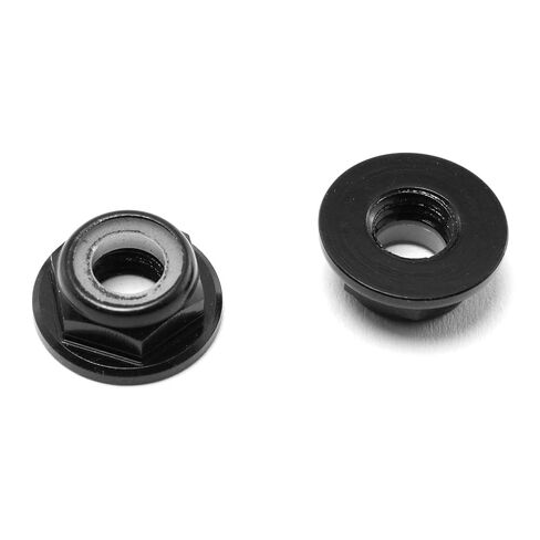 DGZZI M5 Aluminum Locknut 8PCS Black M5 Aluminum Nuts Flange Nylon Lock Nut for RC Drone FPV Parts in Kuwait