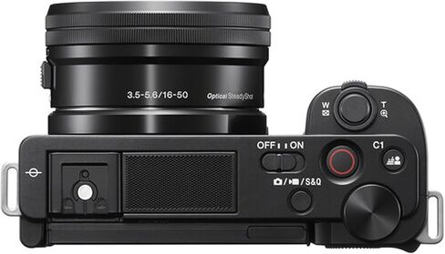 Sony ZV-E10 Mirrorless Camera with 16-50mm Lens + 64GB Memory, Filters,Case, Tripod, Flash, and More (28pc Bundle) (Renewed) in Kuwait