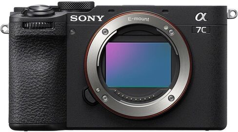 Sony a7C II Mirrorless Camera | Black Bundle with Sigma 24-70mm f/2.8 DG DN II Art Lens + 128GB Memory Card + Filter Set + Battery + SD Reader + Screen Protectors + Cleaning Kit (Renewed) in Kuwait