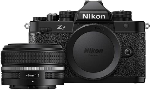 Nikon Zf Mirrorless Camera with Nikkor Z 40mm F and 2 Se 24.5MP Fx (Silver) | 24.5MP Full-Frame Sensor, Expeed 7, 4k/30p and FHD 120p, Ibis, Dual Card Slots in Kuwait