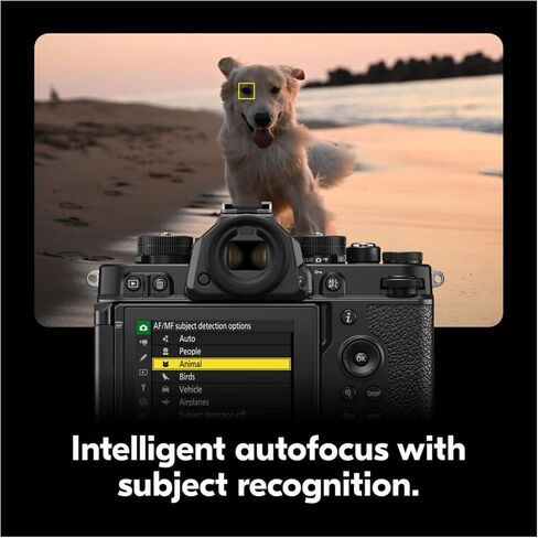 Nikon Zf Mirrorless Camera with Nikkor Z 40mm F and 2 Se 24.5MP Fx (Silver) | 24.5MP Full-Frame Sensor, Expeed 7, 4k/30p and FHD 120p, Ibis, Dual Card Slots in Kuwait