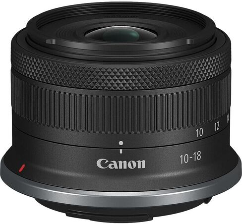 Canon RF-S 10-18mm f/4.5-6.3 IS STM Lens | Ultra-Wide APS-C Zoom with Image Stabilization, Smooth STM AF & Compact Design | For Vlogging, Travel & Landscape Photos (6262C002) + Adapter EF-EOS R + More in Kuwait