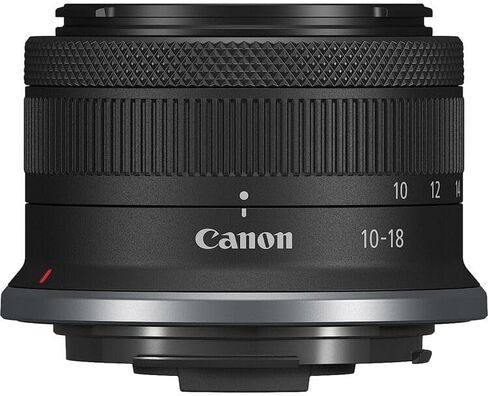 Canon RF-S 10-18mm f/4.5-6.3 IS STM Lens | Ultra-Wide APS-C Zoom with Image Stabilization, Smooth STM AF & Compact Design | For Vlogging, Travel & Landscape Photos (6262C002) + Adapter EF-EOS R + More in Kuwait