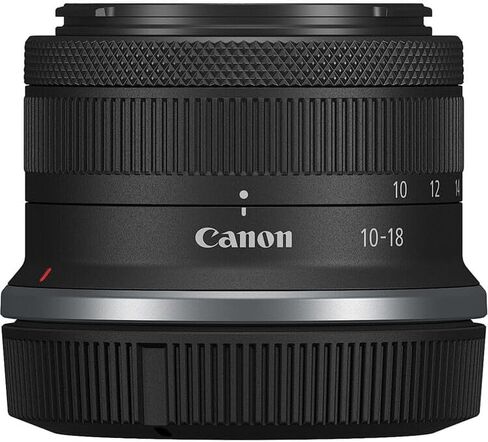 Canon RF-S 10-18mm f/4.5-6.3 IS STM Lens | Ultra-Wide APS-C Zoom with Image Stabilization, Smooth STM AF & Compact Design | For Vlogging, Travel & Landscape Photos (6262C002) + Adapter EF-EOS R + More in Kuwait