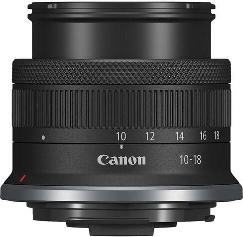 Canon RF-S 10-18mm f/4.5-6.3 IS STM Lens | Ultra-Wide APS-C Zoom with Image Stabilization, Smooth STM AF & Compact Design | For Vlogging, Travel & Landscape Photos (6262C002) + Adapter EF-EOS R + More in Kuwait