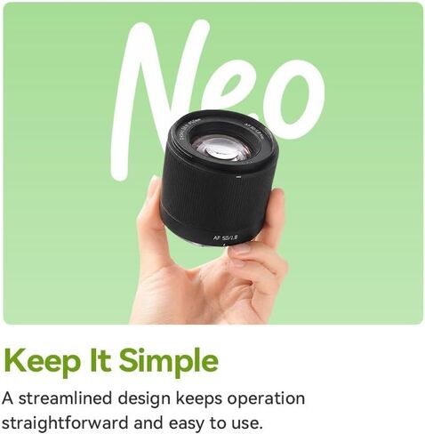 TTArtisan AF 50mm F1.8 Neo Full Frame Lens for Nikon Z Mount | Full Frame Large Aperture STM Prime Lens Compatible with Nikon Z5, Z5II, Z6, Z6II, Z6III, Z7, Z7II, Z8, Z9, Zf, Z30, Z50 in Kuwait