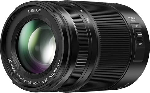 Panasonic H-HSA35100 F2.8 II ASPH 35-100mm Mirrorless Micro Four Thirds Mount POWER Optical I.S. LUMIX G X VARIO Professional Lens (Renewed) in Kuwait