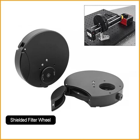 6 Position Filter Wheel for Telescope, 30mm Cage System, Allowing You to Image Without Any Reflections Or Stray Light, for Optical Experiments in Kuwait