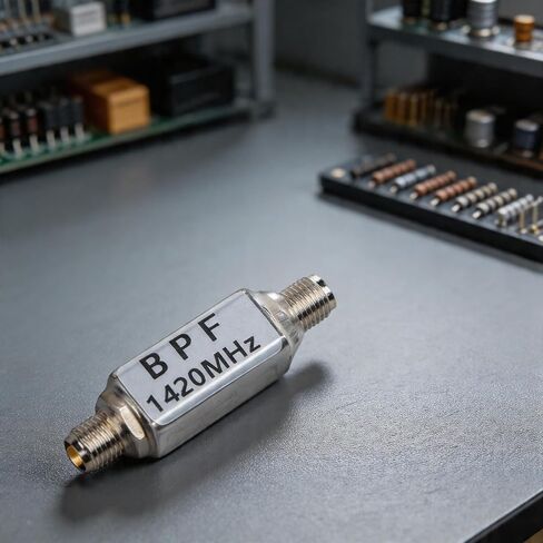 1420MHz Bandpass Filter for Radio Astronomy for sma Bidirectional Connector 80MHz Band Low Insertion Loss 1.8dB 48dB Rejection Aluminum Housing Case(Square shell) in Kuwait