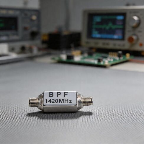 1420MHz Bandpass Filter for Radio Astronomy for sma Bidirectional Connector 80MHz Band Low Insertion Loss 1.8dB 48dB Rejection Aluminum Housing Case(Square shell) in Kuwait