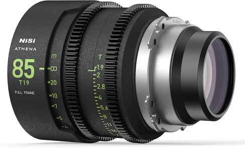 NiSi Athena Prime 5-Lens Kit, ARRI PL Mount | 14mm T2.4, 25mm/35mm/50mm/85mm T1.9, Full Frame Cinema Lenses, Rear Filter Expansion, Hard Case & Filters Included in Kuwait