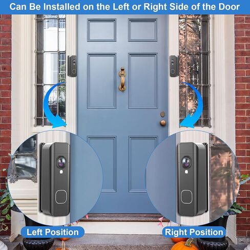 Adjustable 30-55° Doorbell Angle Mount for Blink Newest 2026 Battery & Wired Doorbell 2K+, Wedge Kit Corner Mounting Bracket Holder Accessories for House, Enhanced Protection Mount in Kuwait