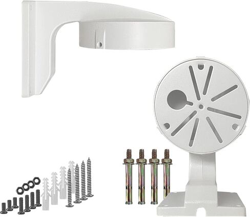WiTi 4.7 inches Wall Mount Bracket for Dome Security Camera,Deep Base Junction Box Cable Management Mounting Case, CCTV IP Surveillance Cameras Holder Metal Solid Outdoor Indoor in Kuwait