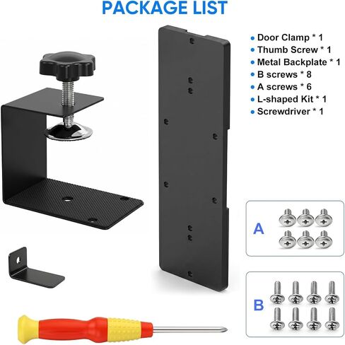 Anti-Theft Doorbell Mount for Eufy Doorbell E340/C30/C31, No-Drill Adjustable Mounting Bracket for Eufy Doorbell Camera E340, Fully Metal Video Door Camera Mount for Home Apartment Rentals Room in Kuwait