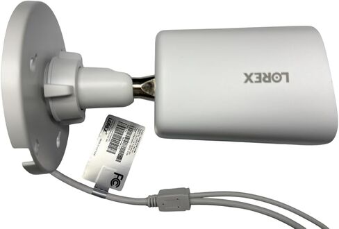 Lorex Connect (New App) | V3 4K Add-On IP PoE Bullet Camera to V-Series NVR | White | Cables Not Included | AI Detections | Color Night Vision | Deterrence Lights & Siren | 2-Way Talk | IP67 Weatherproof in Kuwait