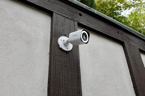 Lorex Connect (New App) | V3 4K Add-On IP PoE Bullet Camera to V-Series NVR | White | Cables Not Included | AI Detections | Color Night Vision | Deterrence Lights & Siren | 2-Way Talk | IP67 Weatherproof in Kuwait