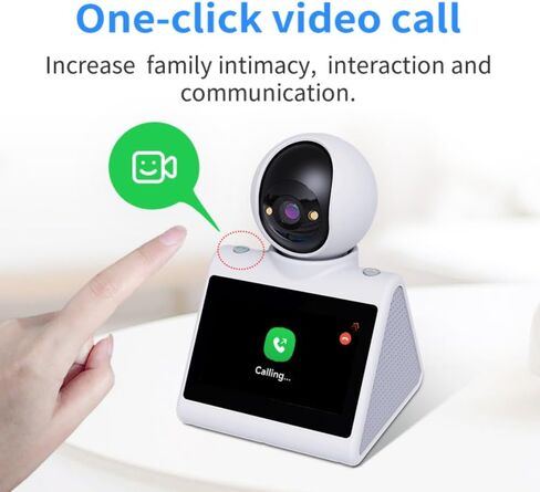 Two-Way Video Pet Dog Nanny Camera, 4.3" Screen Dual-Band 5G/2.4G | Indoor Home Security Monitor with Phone App for Baby, Nanny,Dog,Elder & Pets,Dome Camera in Kuwait
