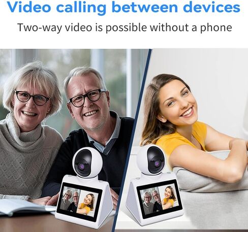 Two-Way Video Pet Dog Nanny Camera, 4.3" Screen Dual-Band 5G/2.4G | Indoor Home Security Monitor with Phone App for Baby, Nanny,Dog,Elder & Pets,Dome Camera in Kuwait